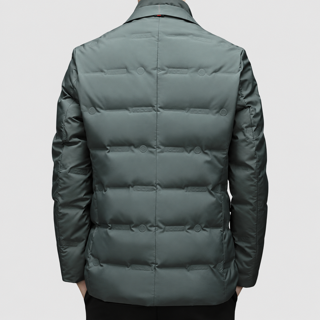Cedric-James | Men’s Lapel-Collar Padded Jacket — product detail 5