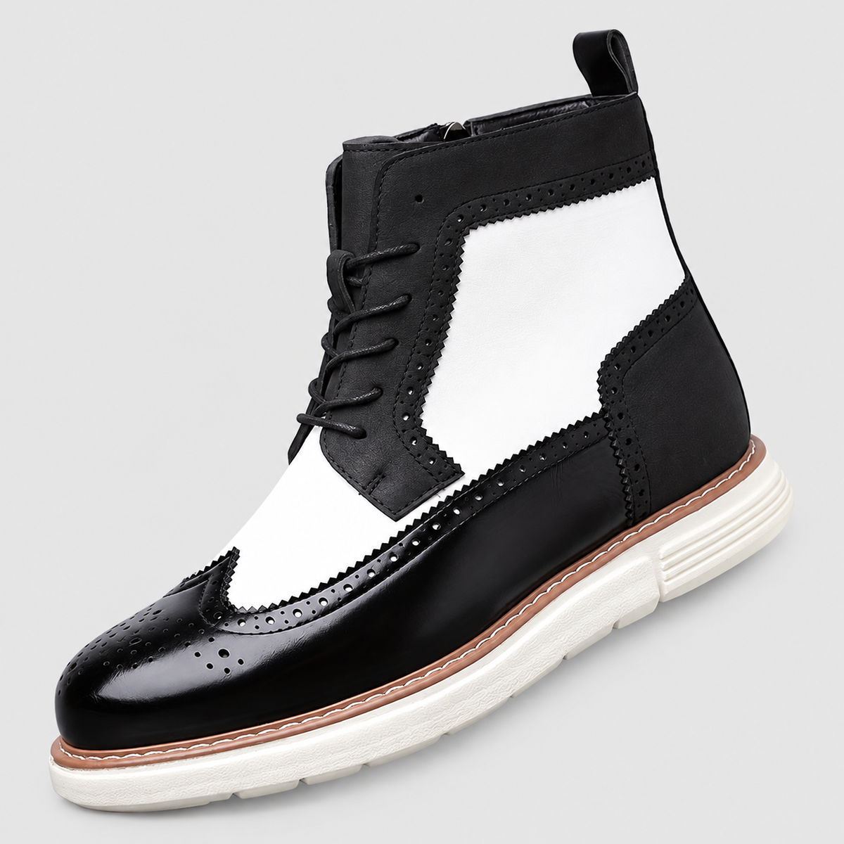 Cormac | Men’s Wingtip Lace-Up Ankle Boots — product detail 6