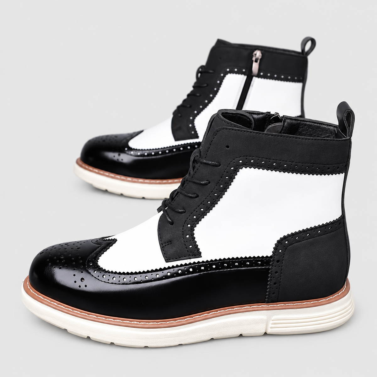 Cormac | Men’s Wingtip Lace-Up Ankle Boots — product detail 9
