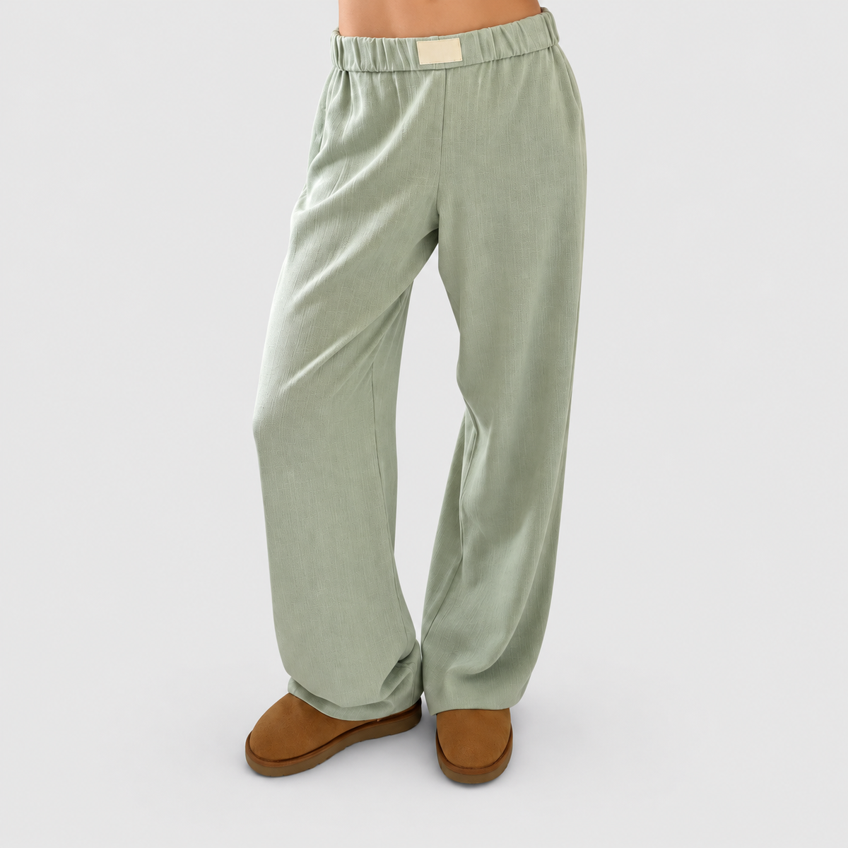 Cressida | Women’s Striped Lounge Sweatpants — Green