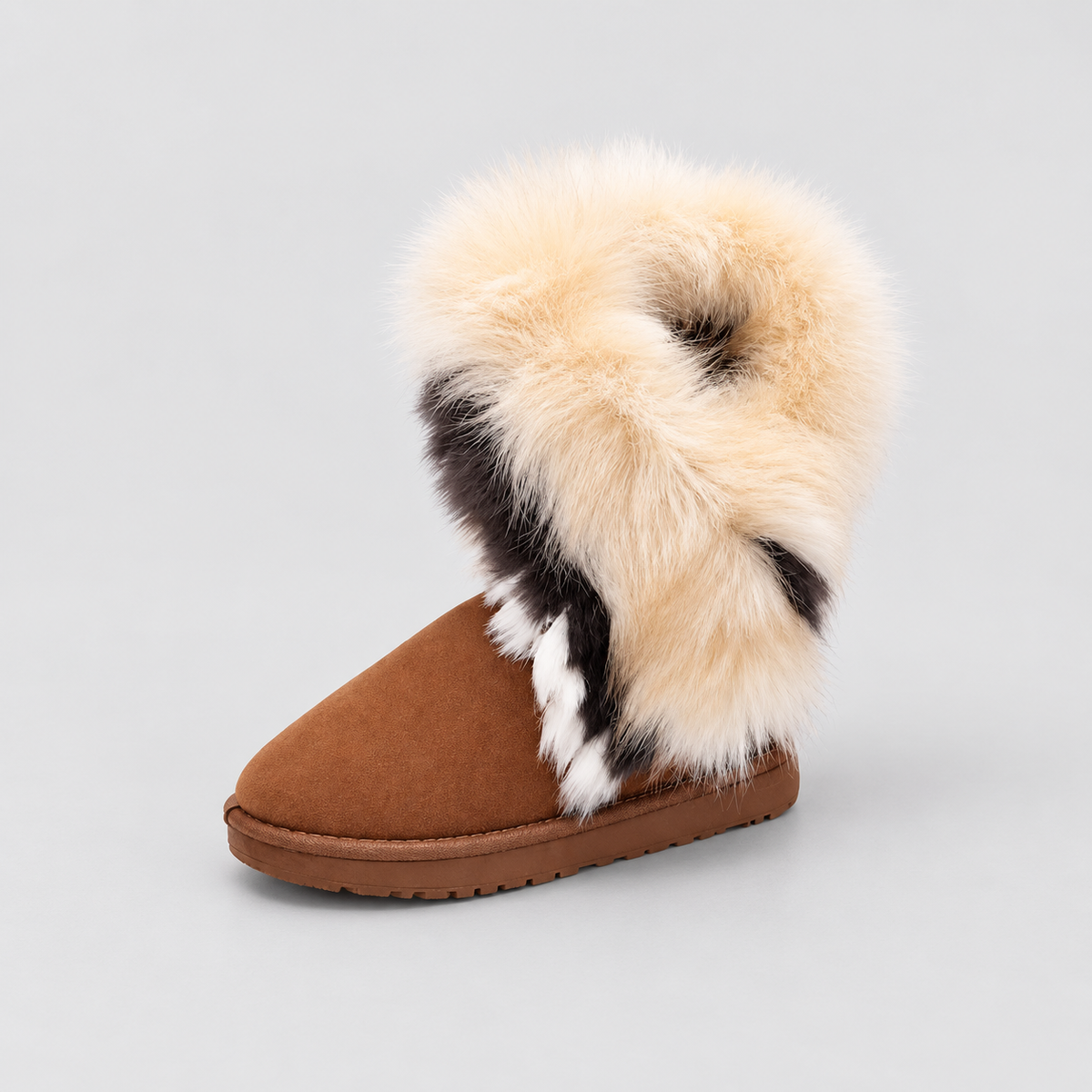 Dahlia | Women’s Fluffy Faux-Fur Winter Ankle Boots — product detail 5