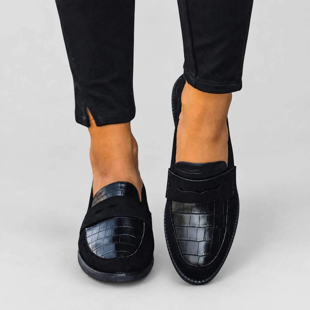 Darla | Women’s Croc-Texture Everyday Loafers — product detail 4
