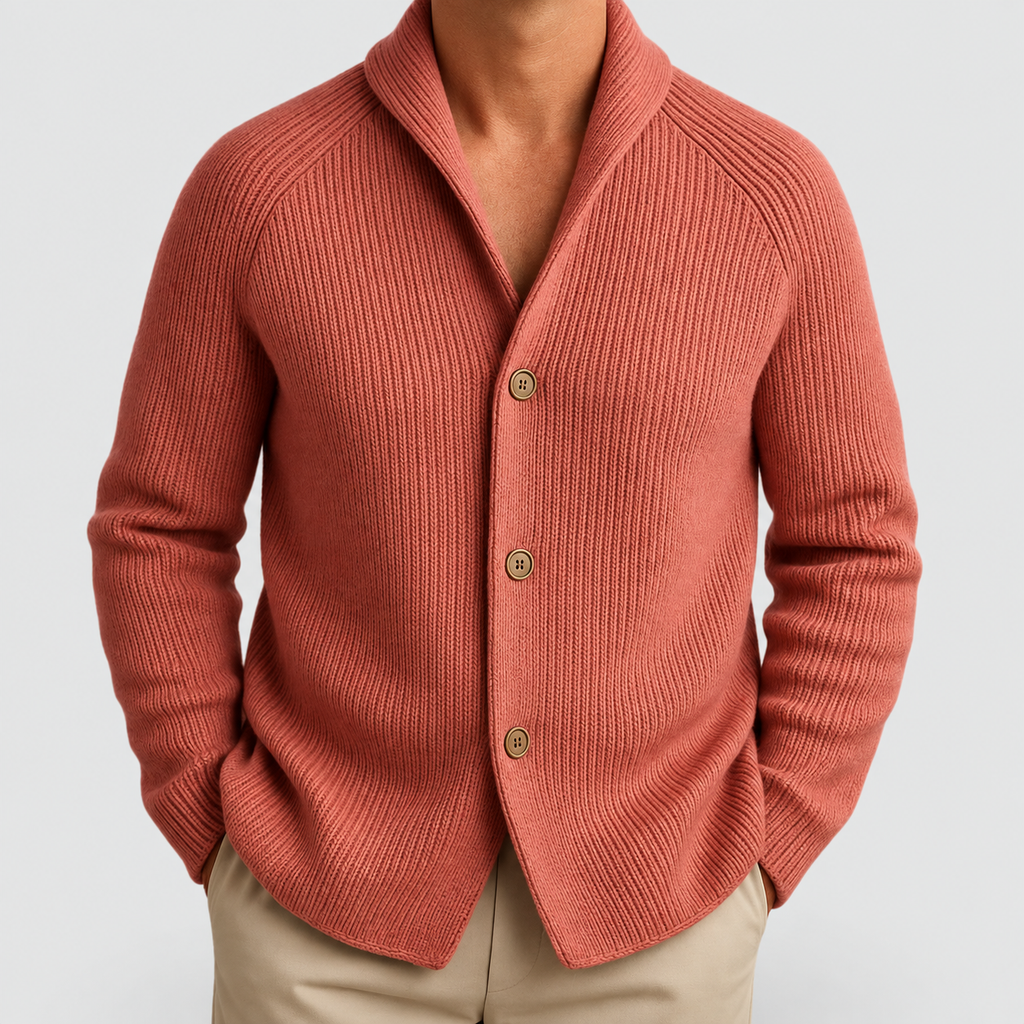 Declan | Men’s Lightweight Knit Cardigan — product detail 8