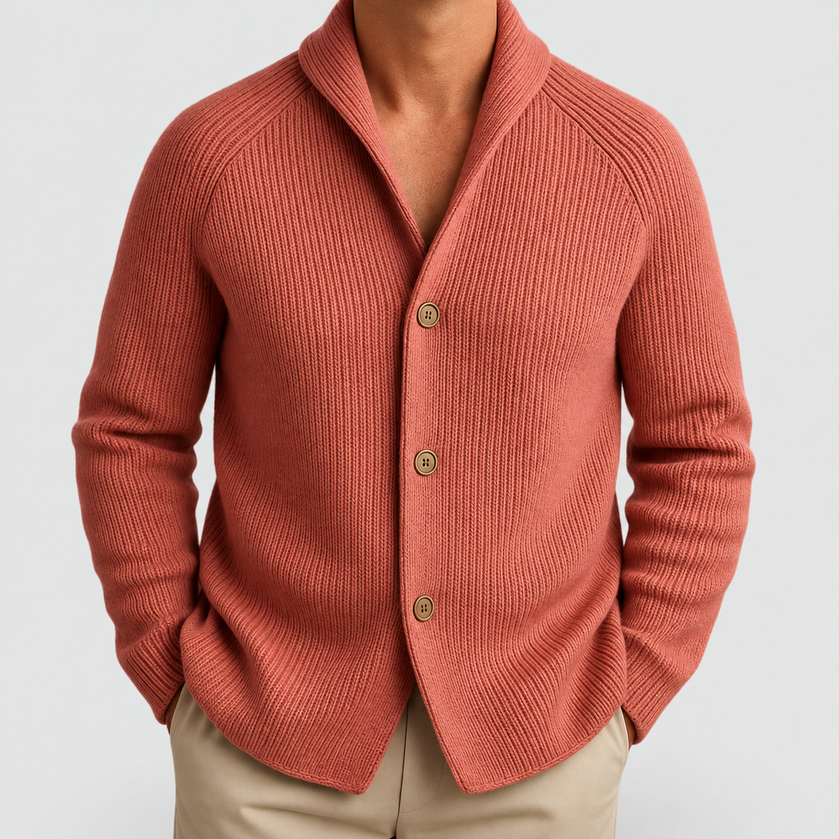 Declan | Men’s Lightweight Knit Cardigan — product detail 8