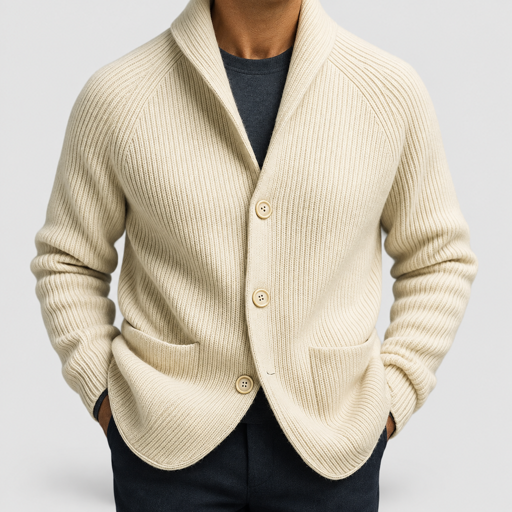 Declan | Men’s Lightweight Knit Cardigan — product detail 9