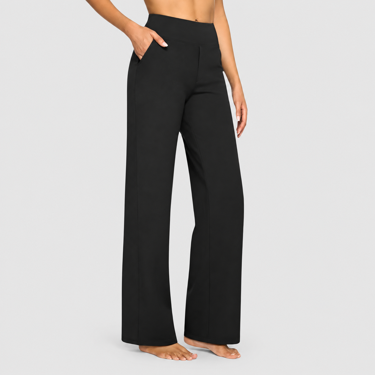 Dorothea | Women’s Comfortable Stretch Pants — Black
