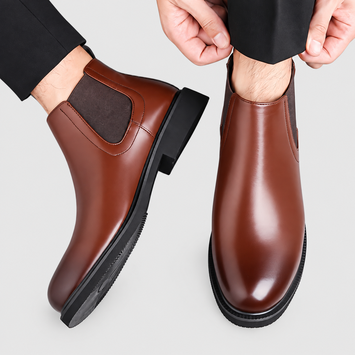 Drayton | Men’s Slip-On Chelsea Boots — product detail 3
