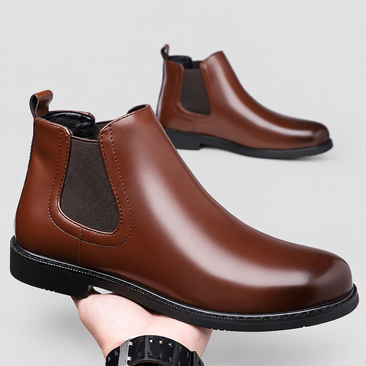 Drayton | Men’s Slip-On Chelsea Boots — product detail 9