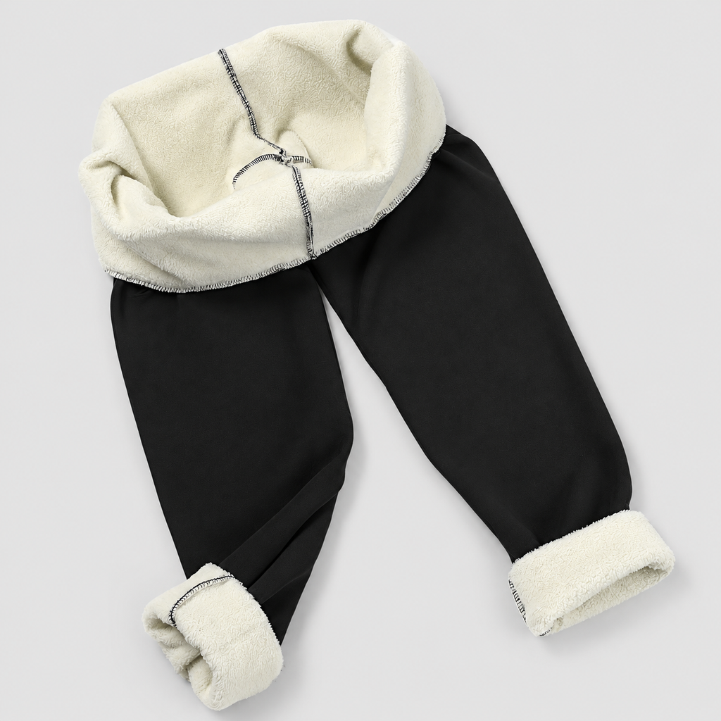 Eulalie | Women’s High-Waisted Fleece-Lined Leggings — product detail 5