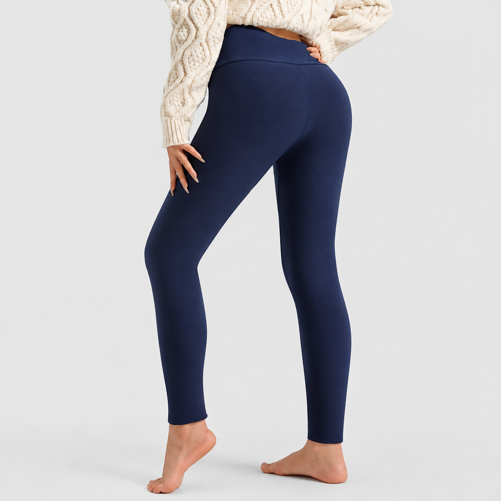 Eulalie | Women’s High-Waisted Fleece-Lined Leggings — product detail 15