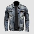 Fergus | Men’s Zip-Front Denim Jacket — product detail 1