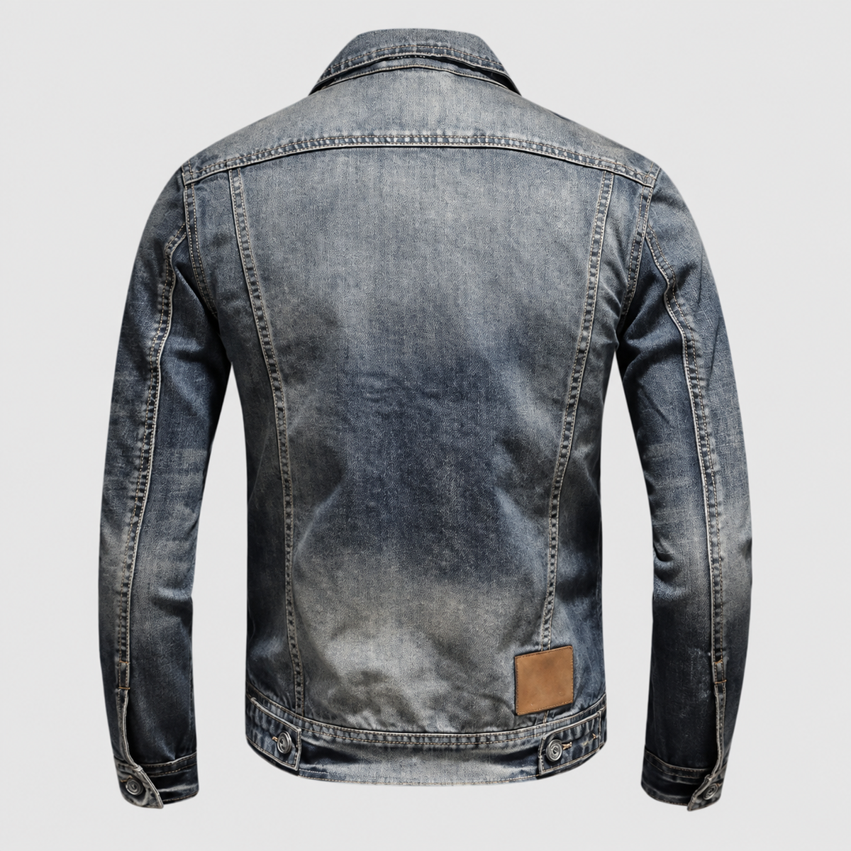 Fergus | Men’s Zip-Front Denim Jacket — product detail 2