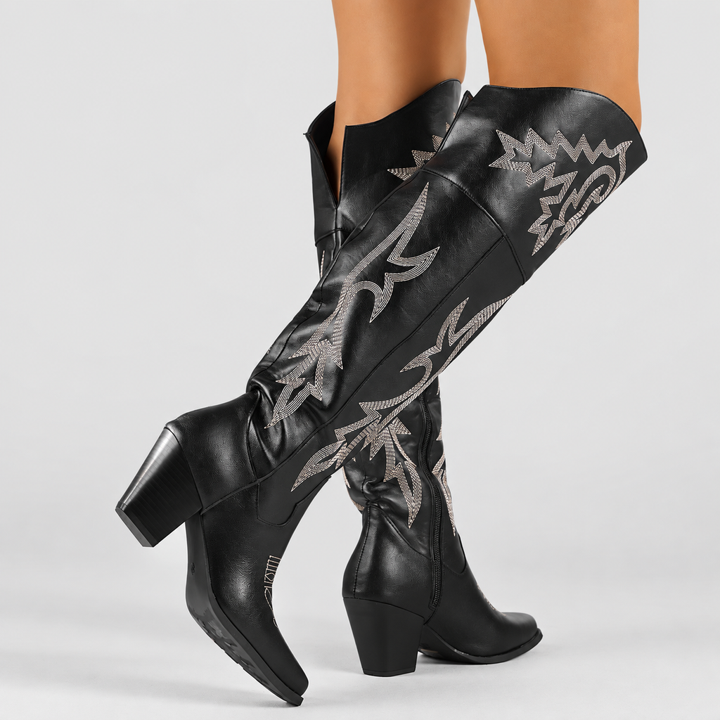 Fiora | Women’s Over-the-Knee Western Boots — product detail 2