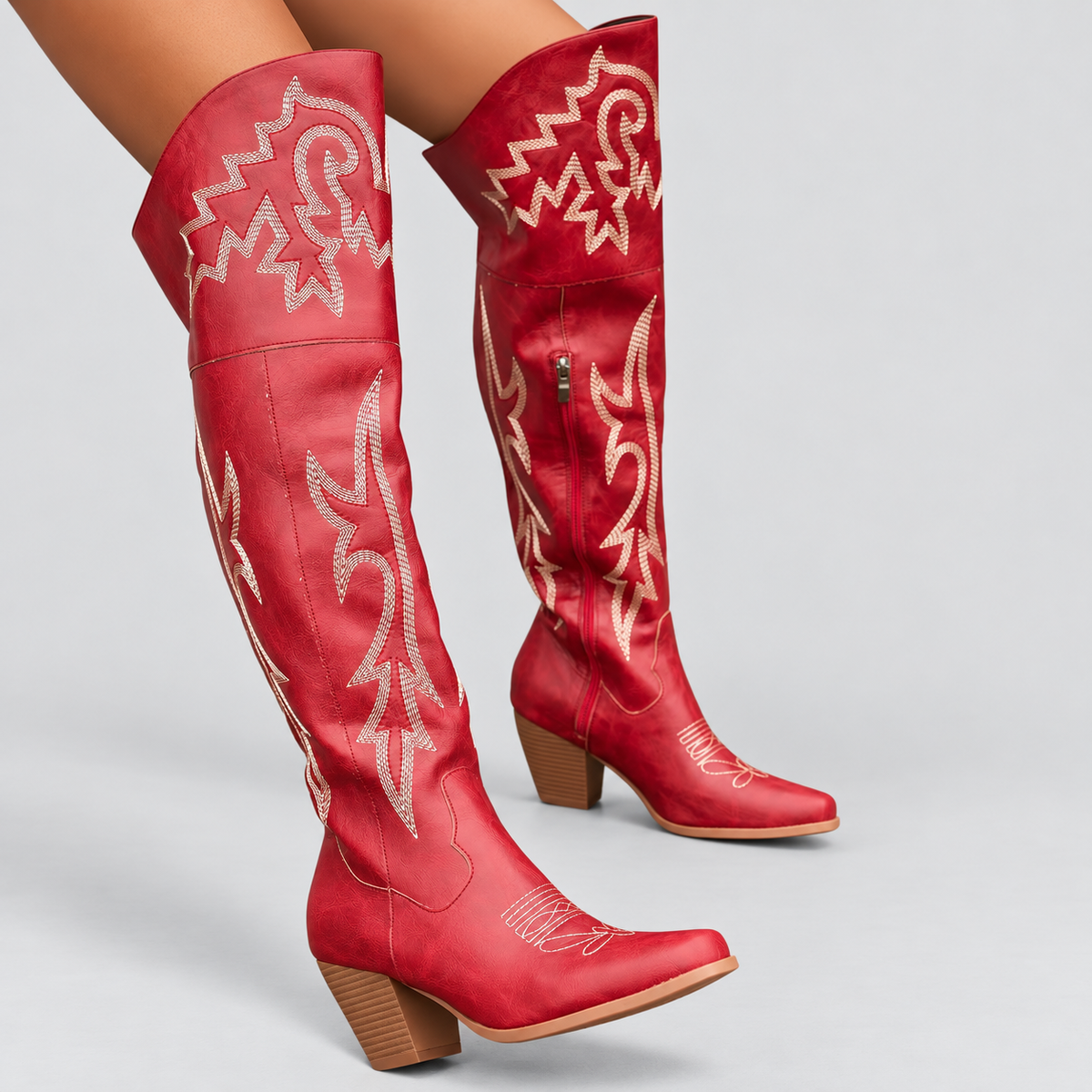 Fiora | Women’s Over-the-Knee Western Boots — product detail 3