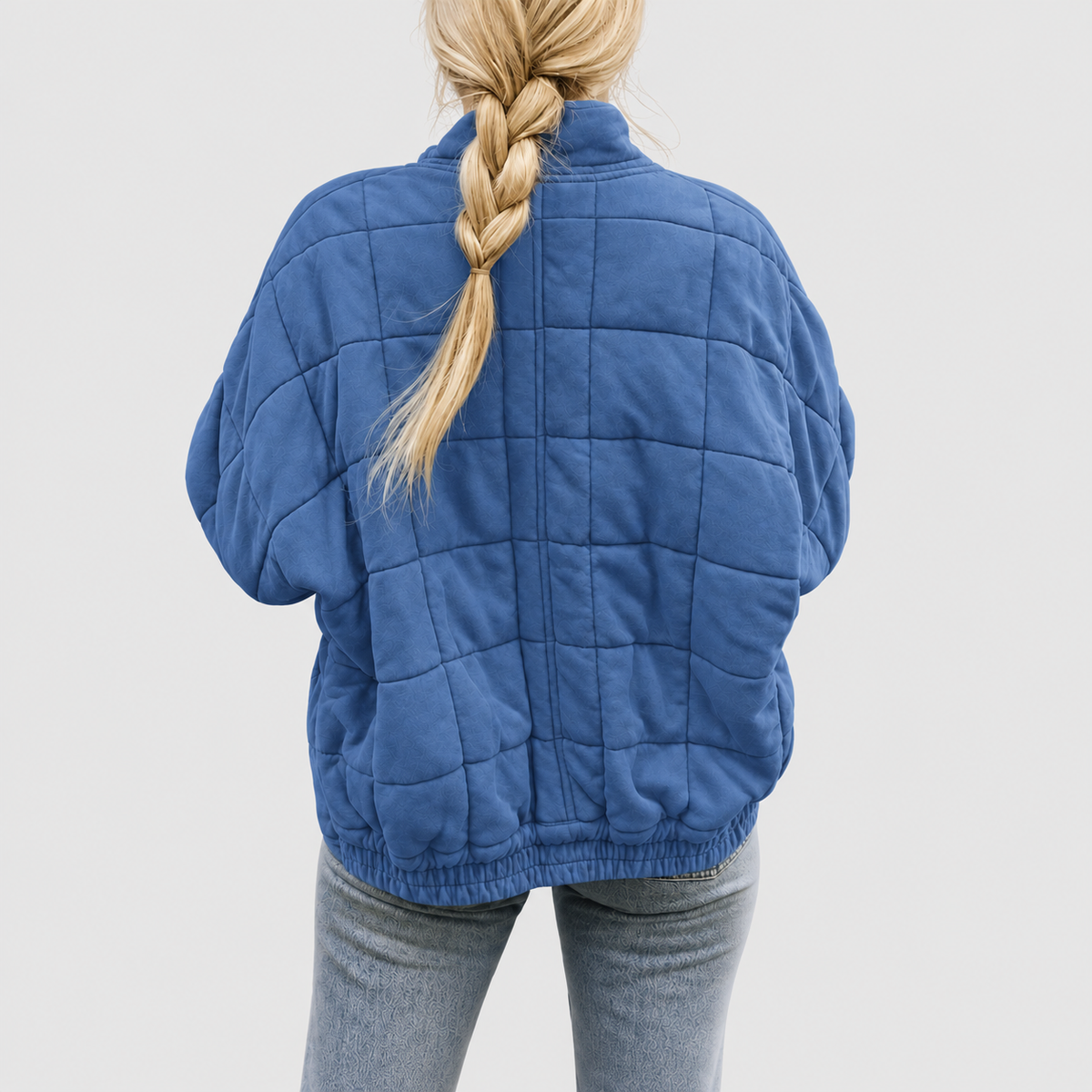 Fiorenza | Women’s Relaxed Quilted Zip-Up Jacket — product detail 6