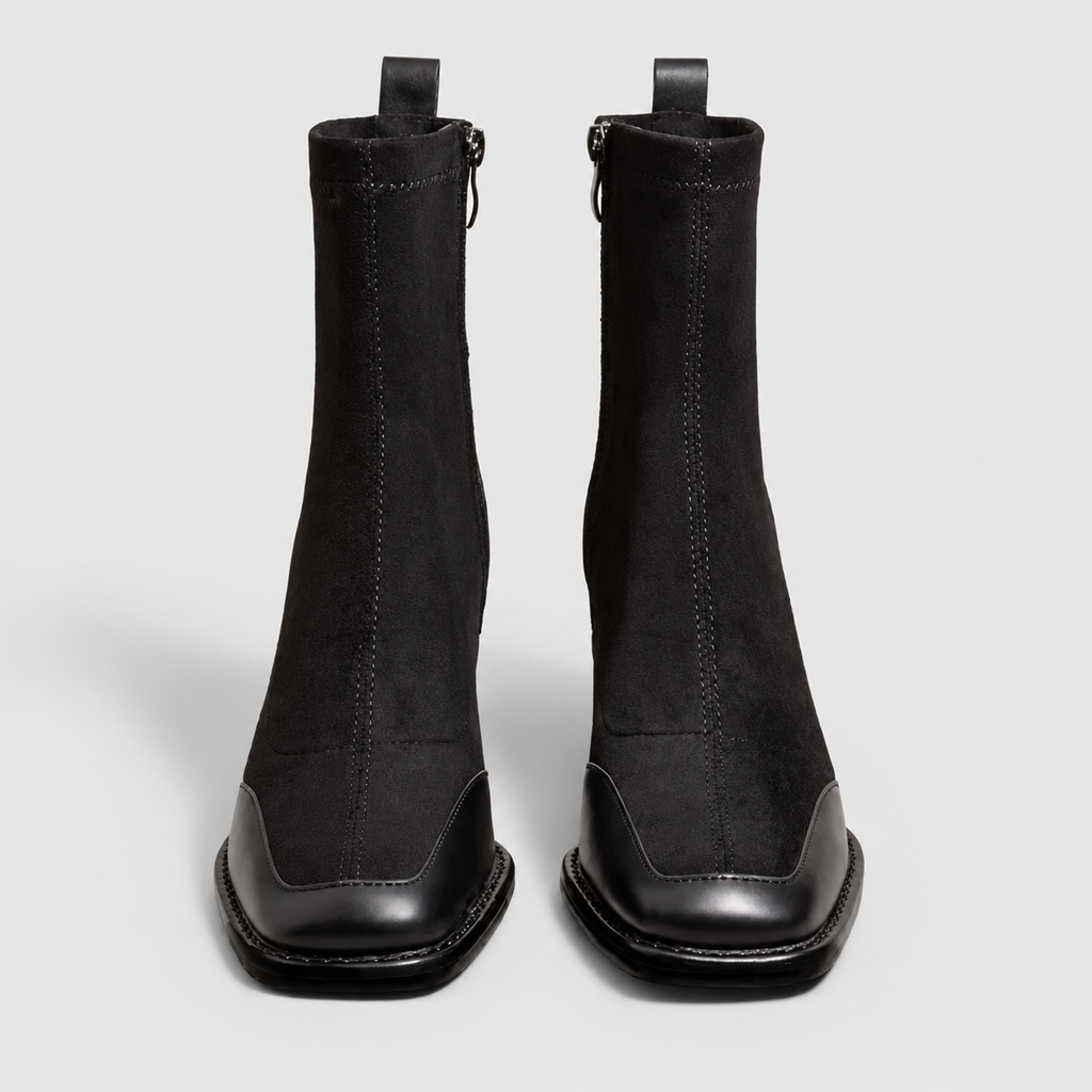 Florence | Women’s Side-Zip Block-Heel Ankle Boots — product detail 6