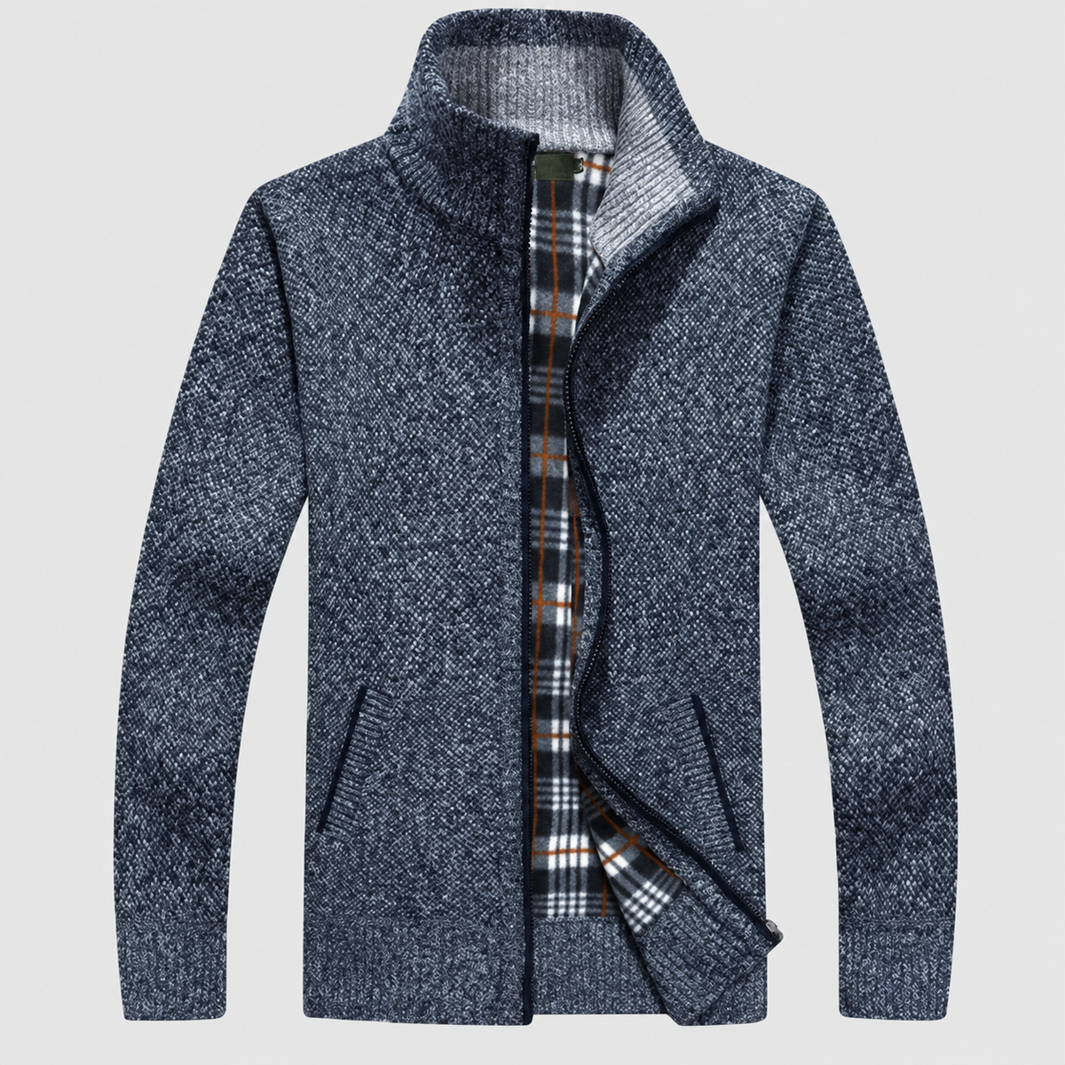 Owen | Men’s Full-Zip Lined Cardigan — product detail view 10