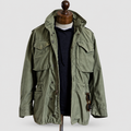Gideon | Men’s Army-Look Field Jacket — Army Green