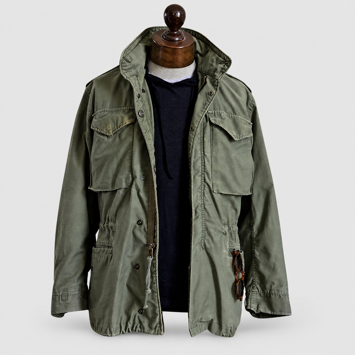 Gideon | Men’s Army-Look Field Jacket — product detail 2