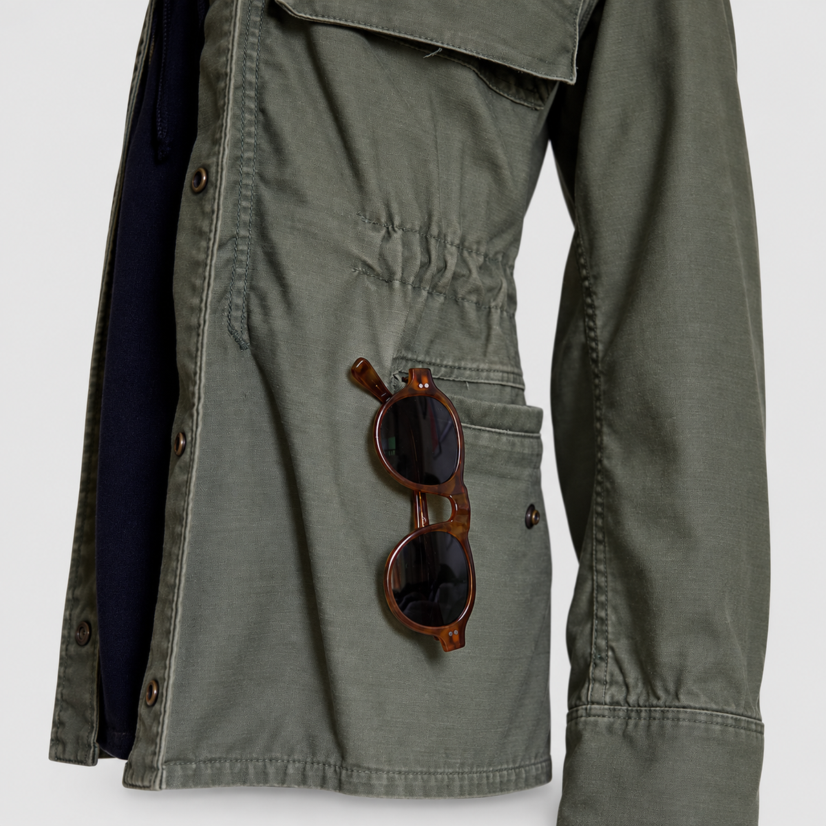 Gideon | Men’s Army-Look Field Jacket — product detail 3