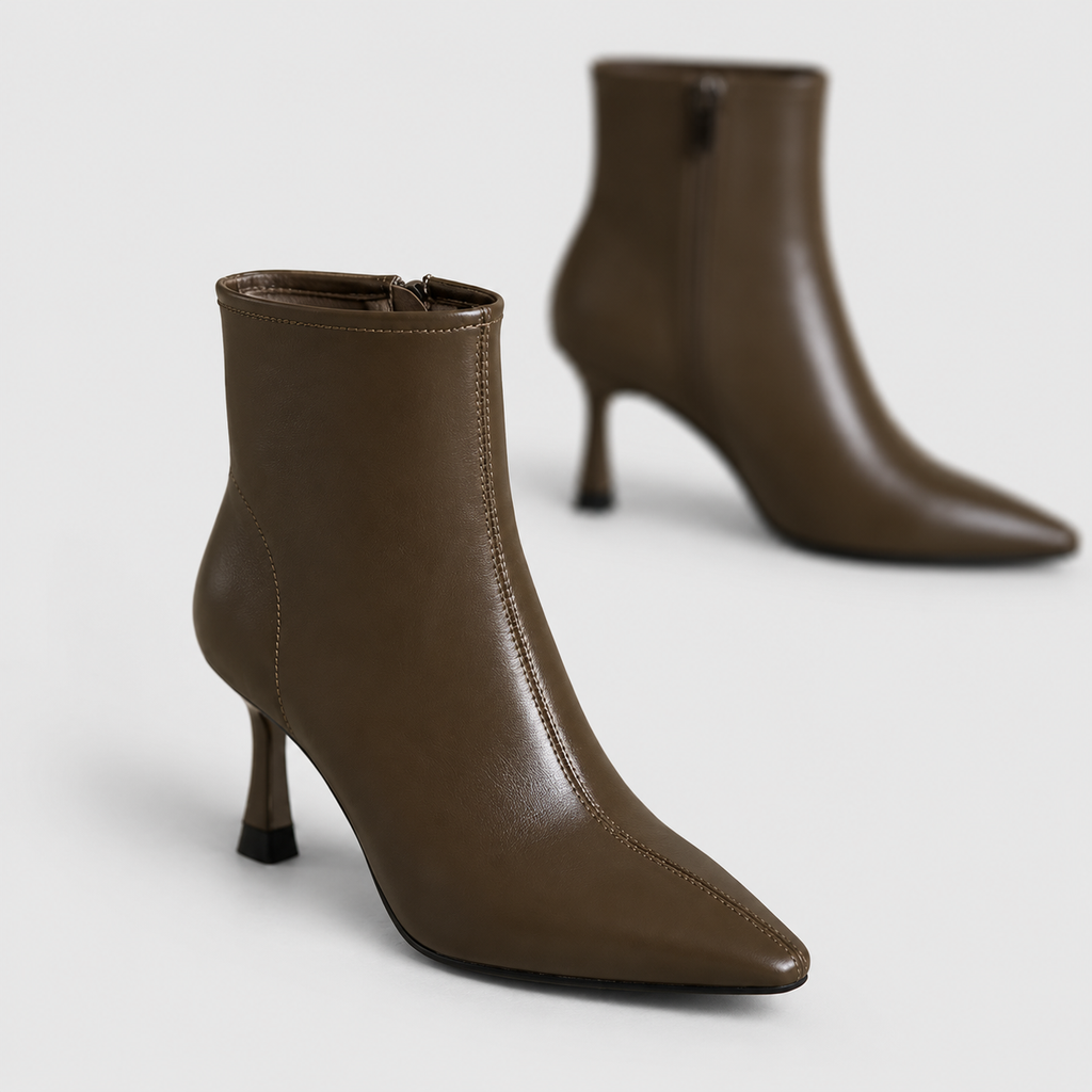 Giselle | Women’s Pointed-Toe Heeled Ankle Boots — product detail 10