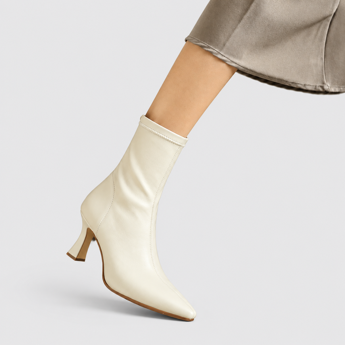 Giselle | Women’s Pointed-Toe Heeled Ankle Boots — product detail 13