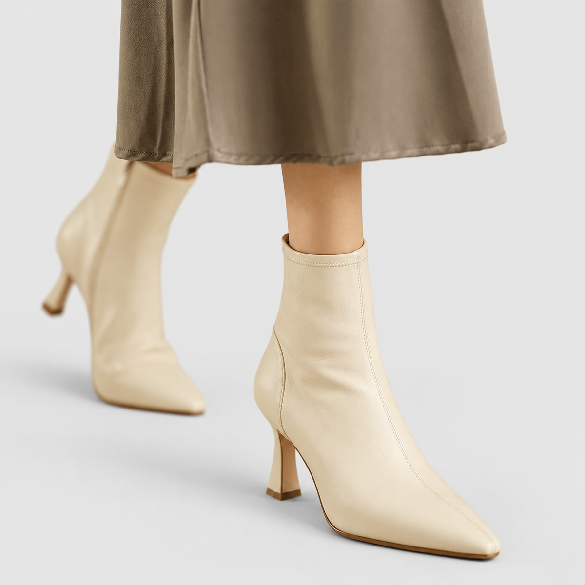 Giselle | Women’s Pointed-Toe Heeled Ankle Boots — product detail 15