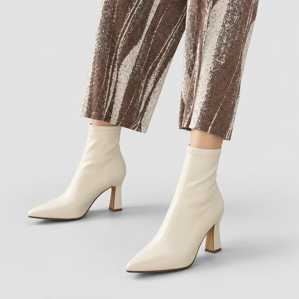 Giselle | Women’s Pointed-Toe Heeled Ankle Boots — product detail 17