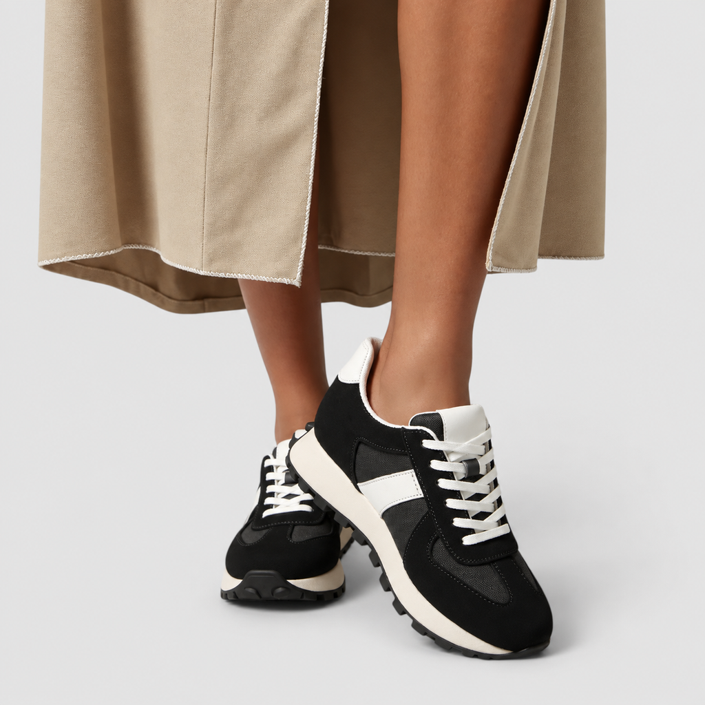 Graciana | Women’s Lace-Up Panelled Sneakers — product detail 8