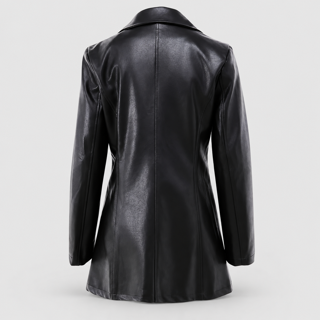 Grazielle | Women’s Tailored Mid-Length Coat — product detail 4
