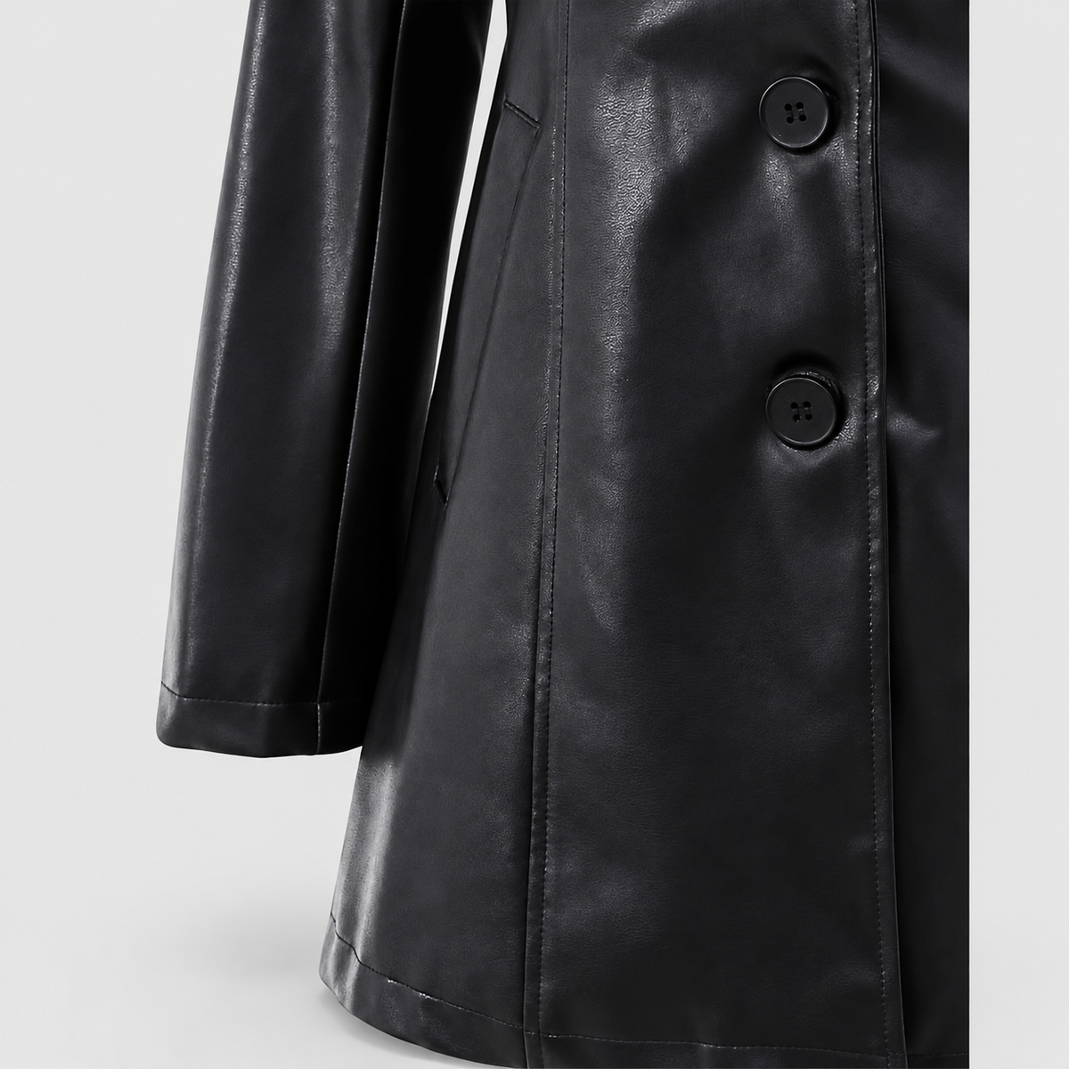 Grazielle | Women’s Tailored Mid-Length Coat — product detail 7