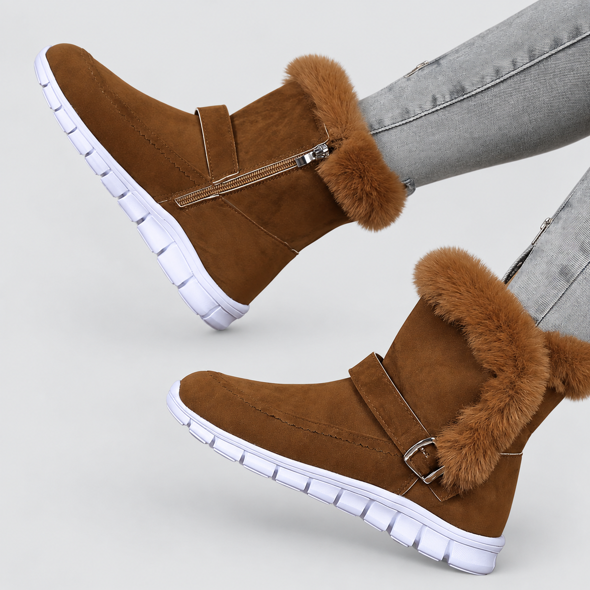 Greta | Women’s Plush-Trim Winter Boots — product detail 7
