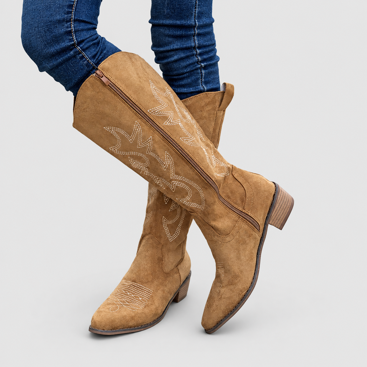 Gwendolen | Women’s Embroidered Western Boots — product detail 5