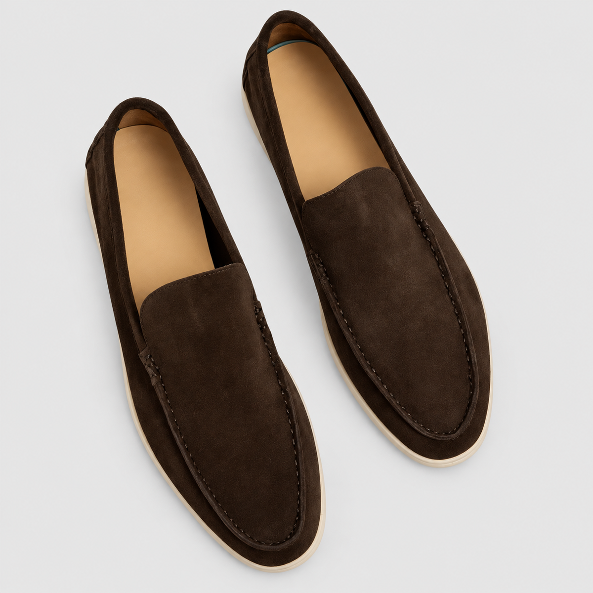 Hollis | Men’s Casual Slip-On Loafers — Brown