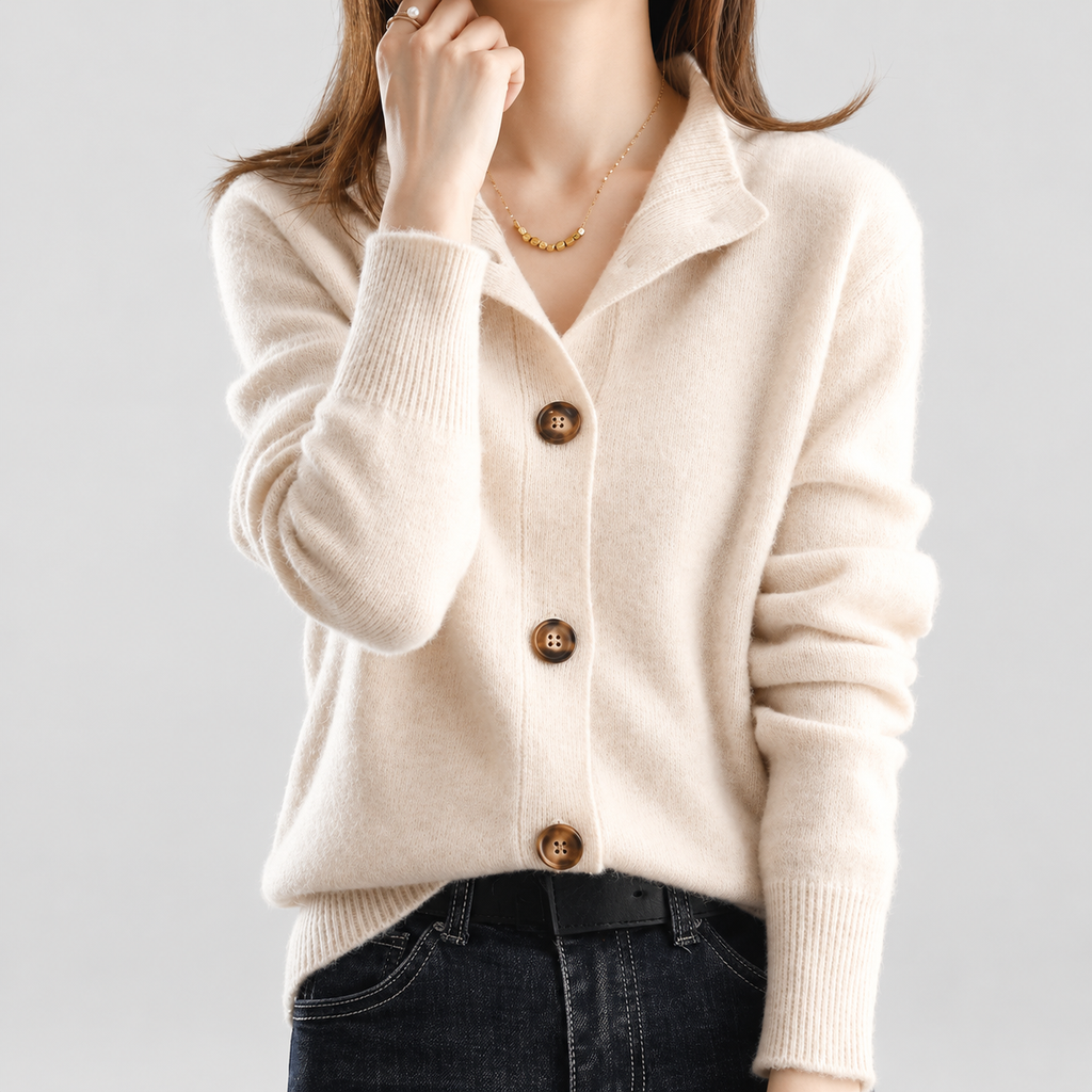 Ilana | Women’s Button-Front Knit Cardigan — product detail 8