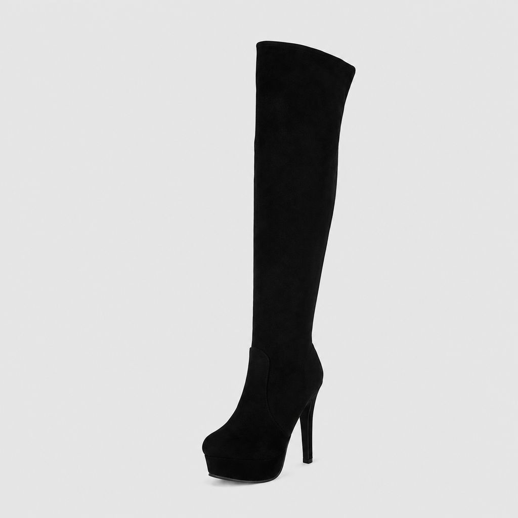 Isabeau-Rose | Women’s Over-the-Knee Platform Stiletto Boots — product detail 4