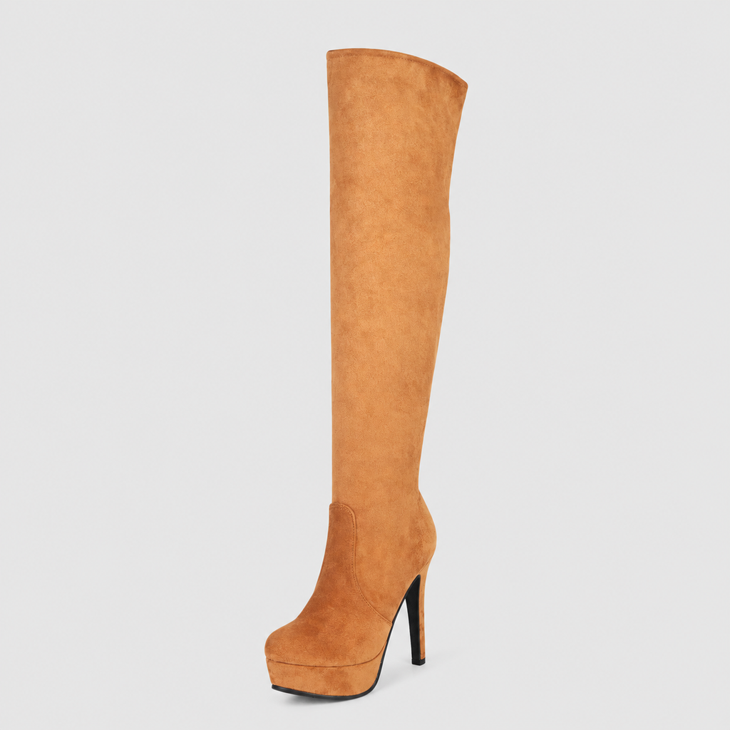Isabeau-Rose | Women’s Over-the-Knee Platform Stiletto Boots — product detail 5