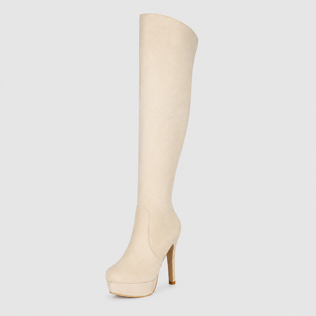 Isabeau-Rose | Women’s Over-the-Knee Platform Stiletto Boots — product detail 6