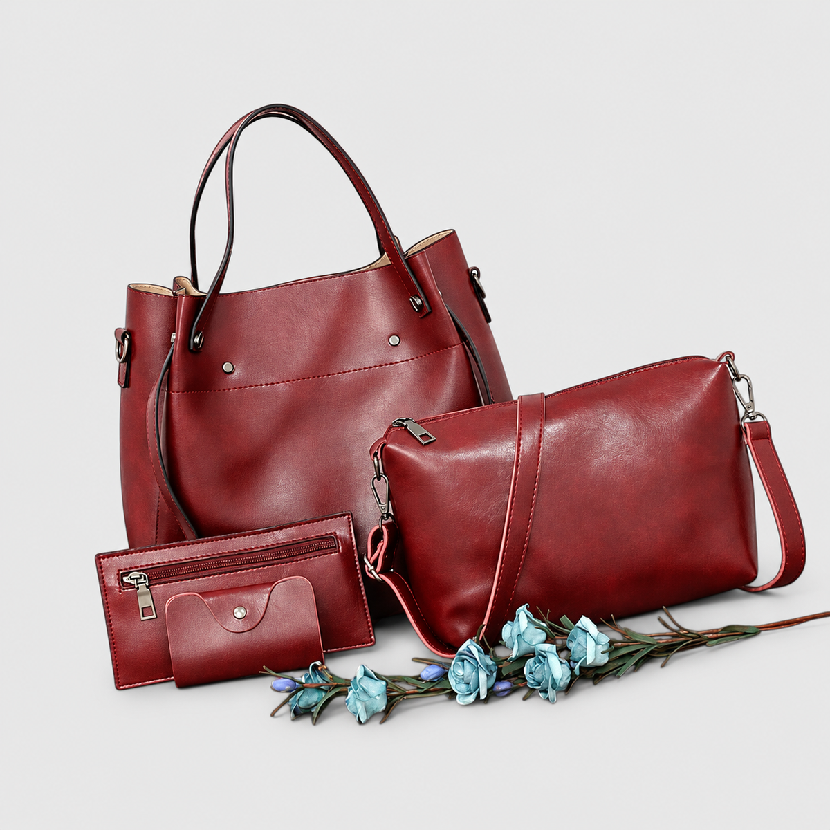 Isabeau | Women’s Four-Piece Vintage Bag Set — product detail 3