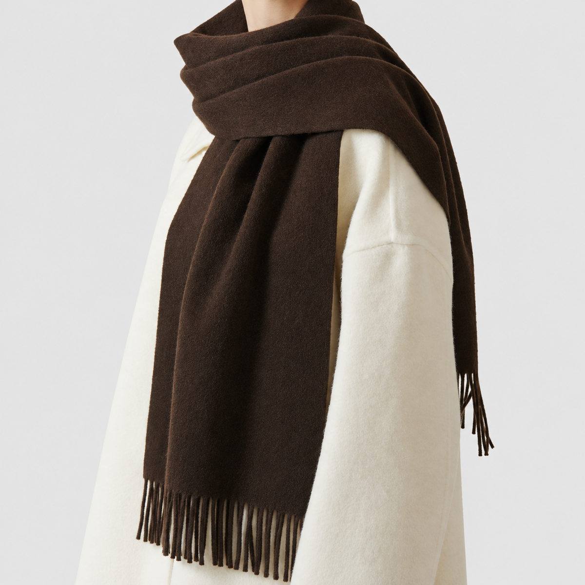 Isadora-Claire | Women’s Long Fringed Scarf — product detail 2