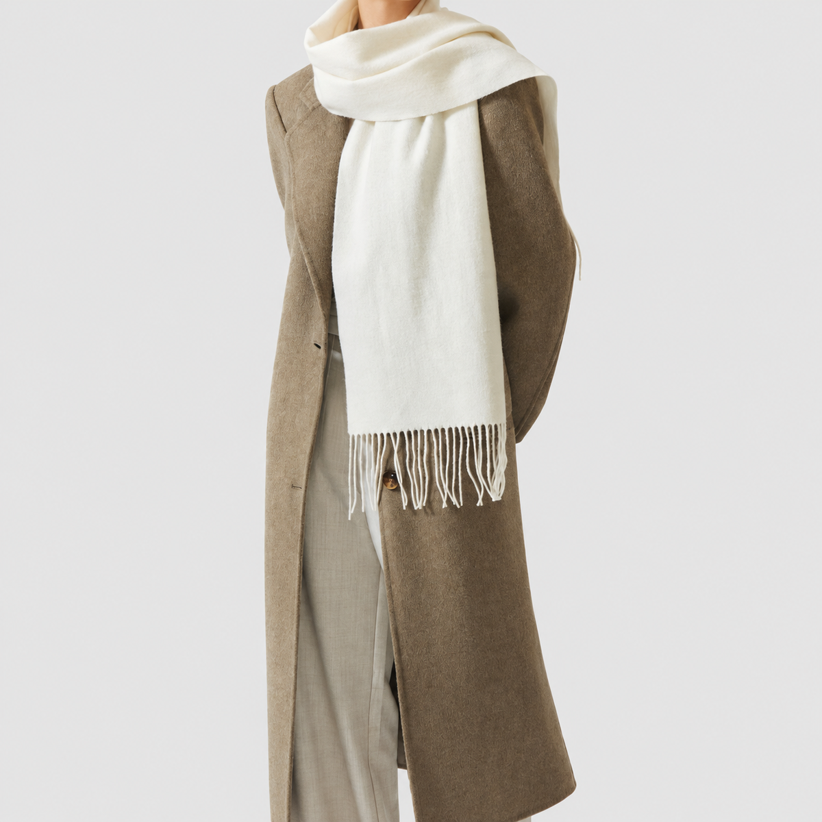 Isadora-Claire | Women’s Long Fringed Scarf — product detail 8