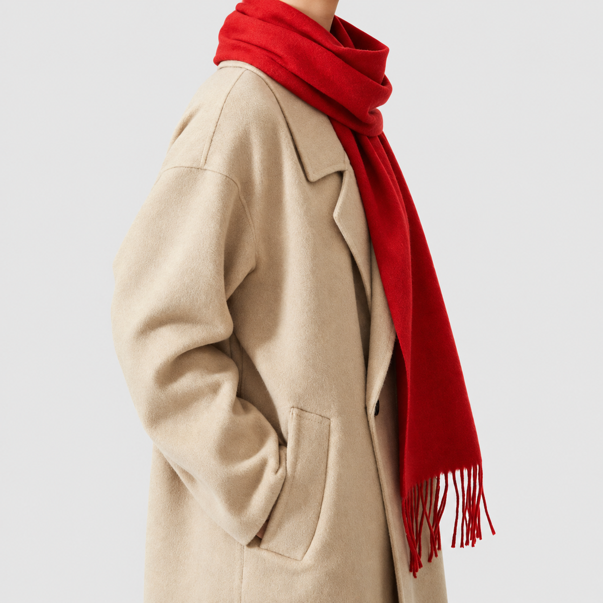 Isadora-Claire | Women’s Long Fringed Scarf — product detail 11