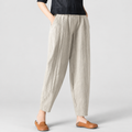 Jocelina | Women’s Wide-Leg Relaxed-Fit Pants — Beige