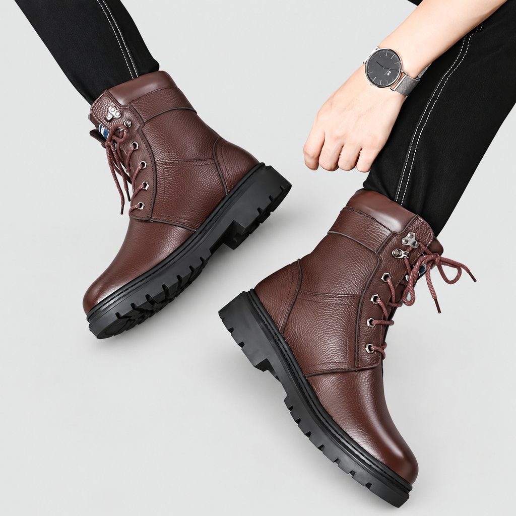 Jory | Men’s Lined Lace-Up Winter Boots — product detail 8