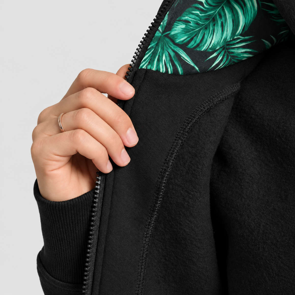 Juliette | Women’s Hooded Drawstring-Waist Jacket — product detail 6