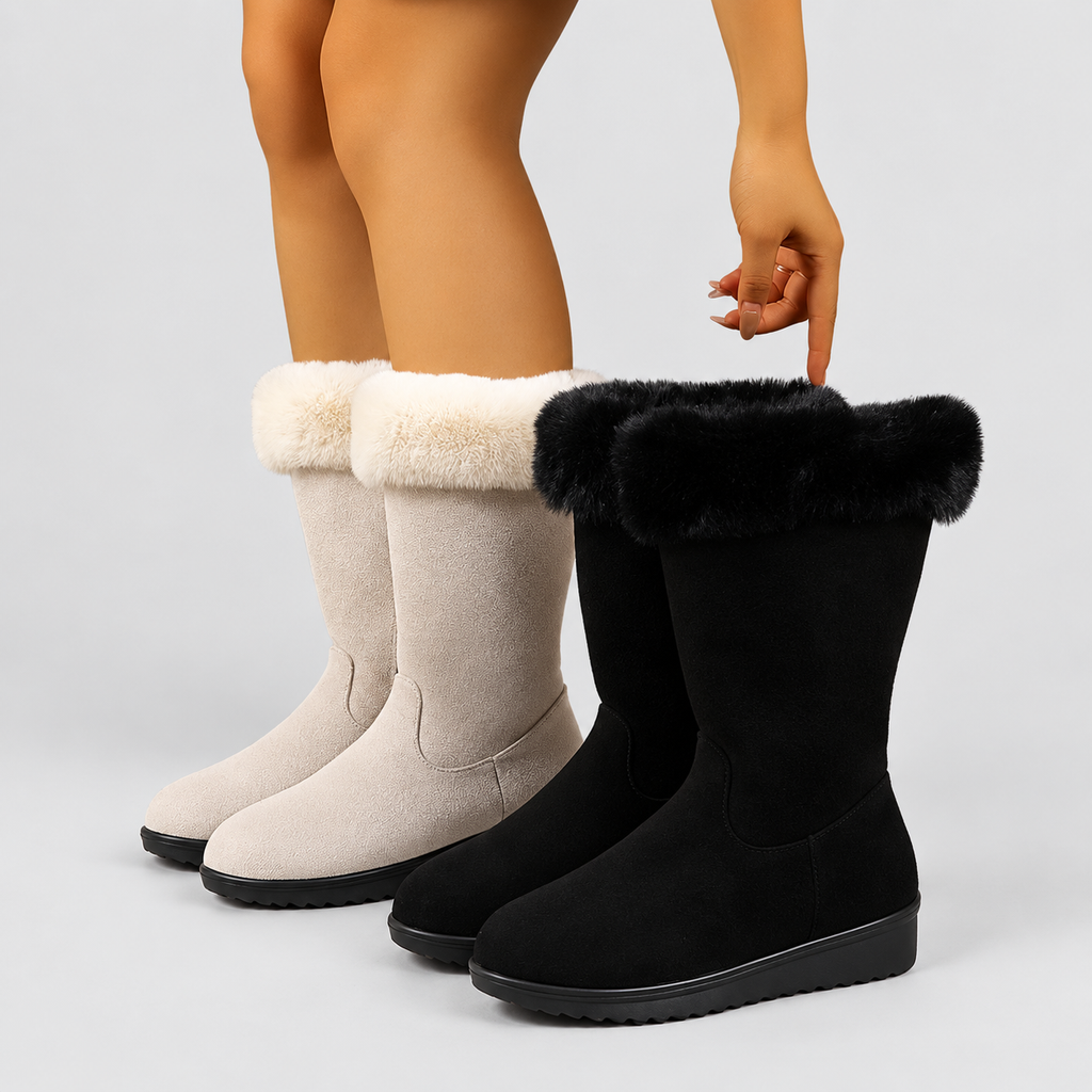 June | Women’s Lined Winter Boots with Side Zip — product detail 4