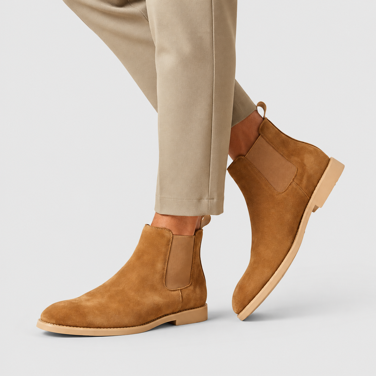 Kendrick | Men’s Suede-Look Chelsea Ankle Boots — product detail 3