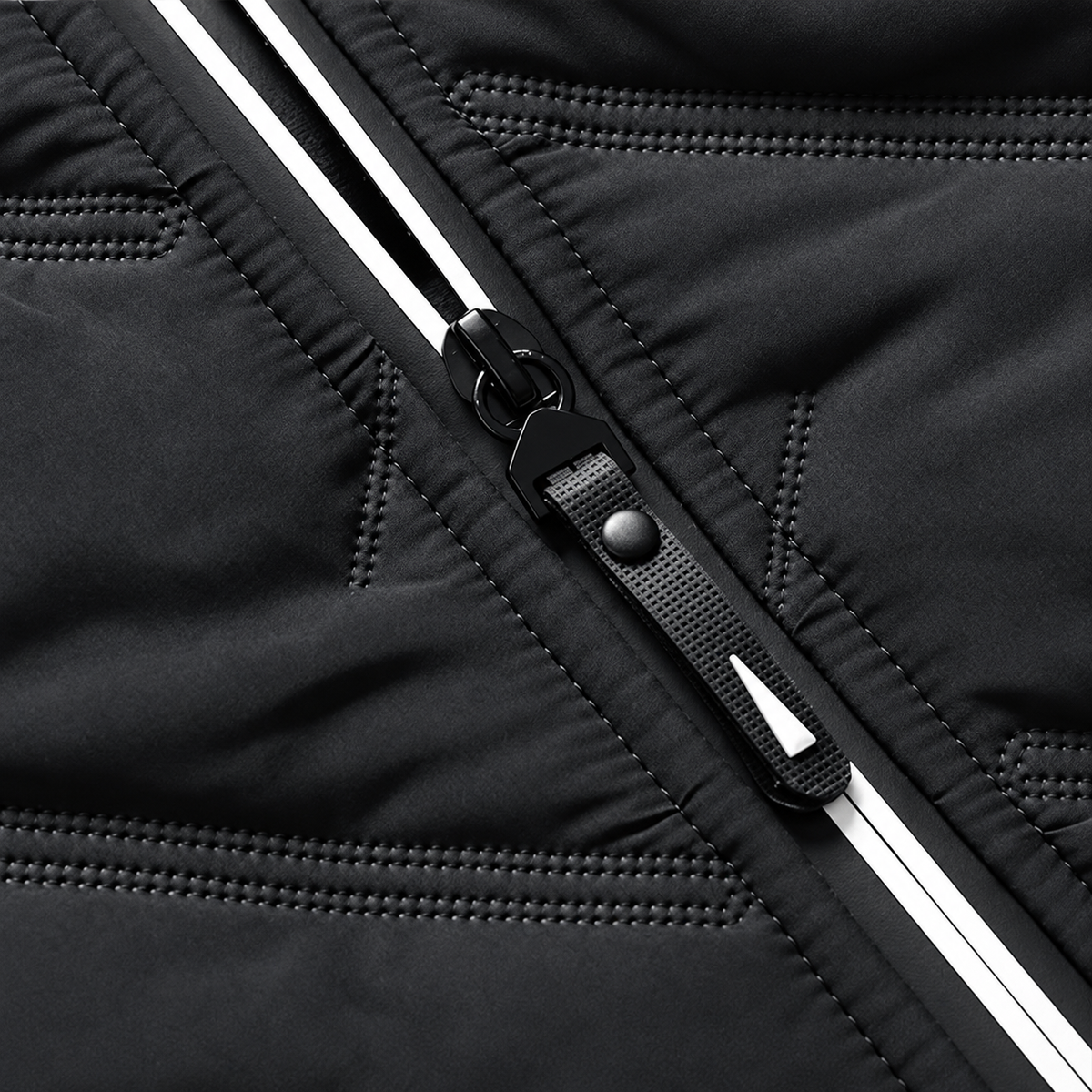 Kenton | Men’s Quilted Zip-Front Winter Jacket — product detail 3