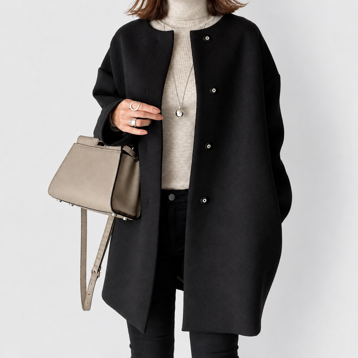 Kerensa-Rose | Women’s Relaxed-Fit Coat — product detail 9