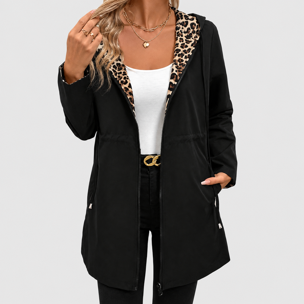 Keziah | Women’s Reversible Printed Hooded Coat — product detail 13